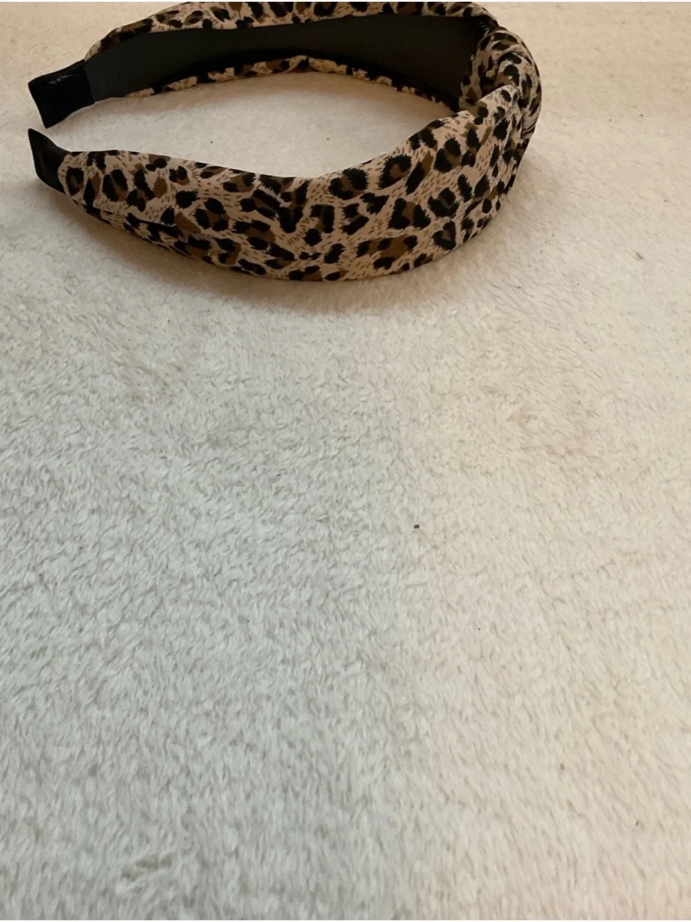 Leopard Print Padded Headband - Women Accessories